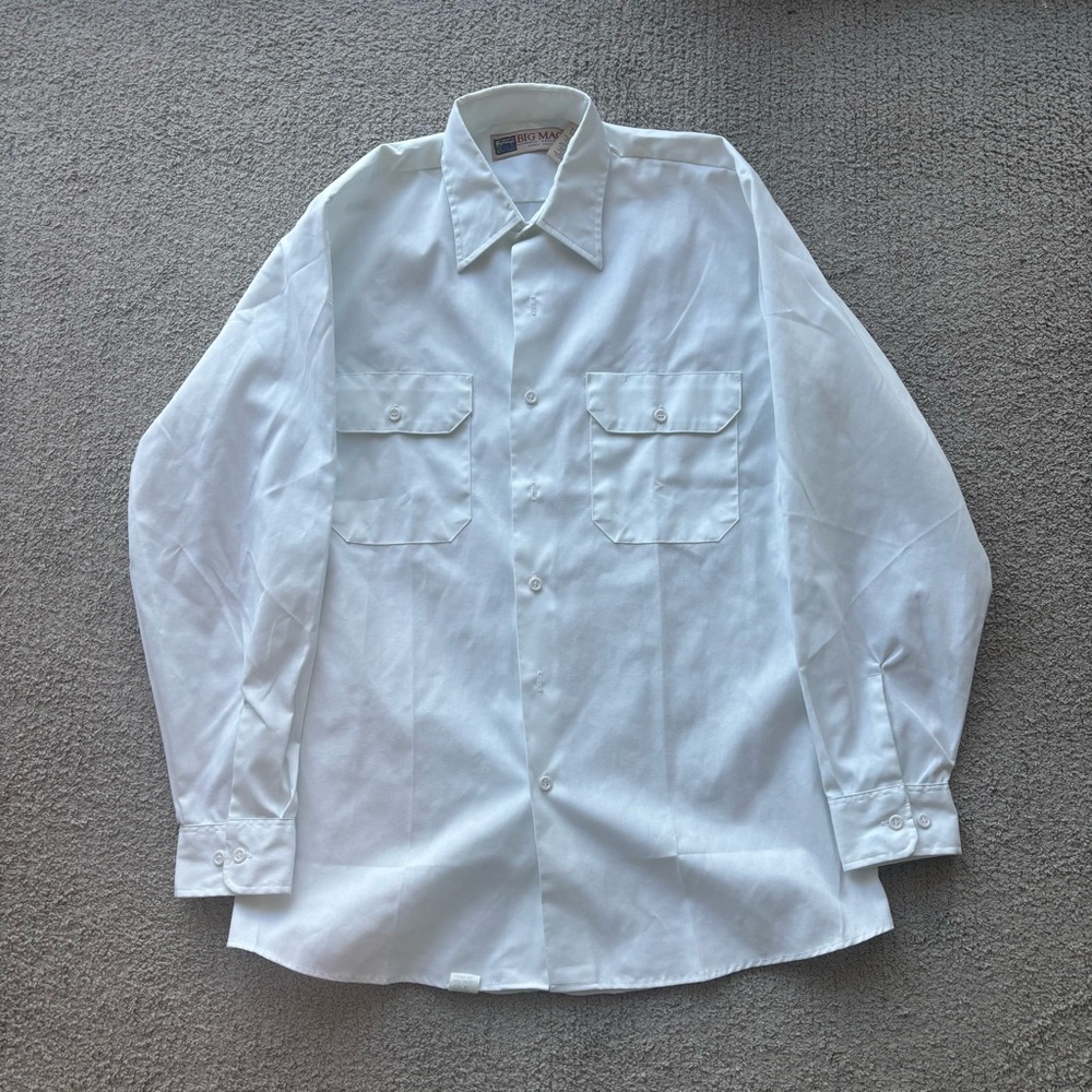 Big Mac MiUSA White Men's Work Shirt